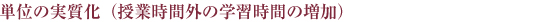 数学力育成についての質保証