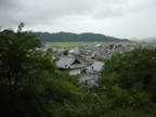 View from Izushi castle